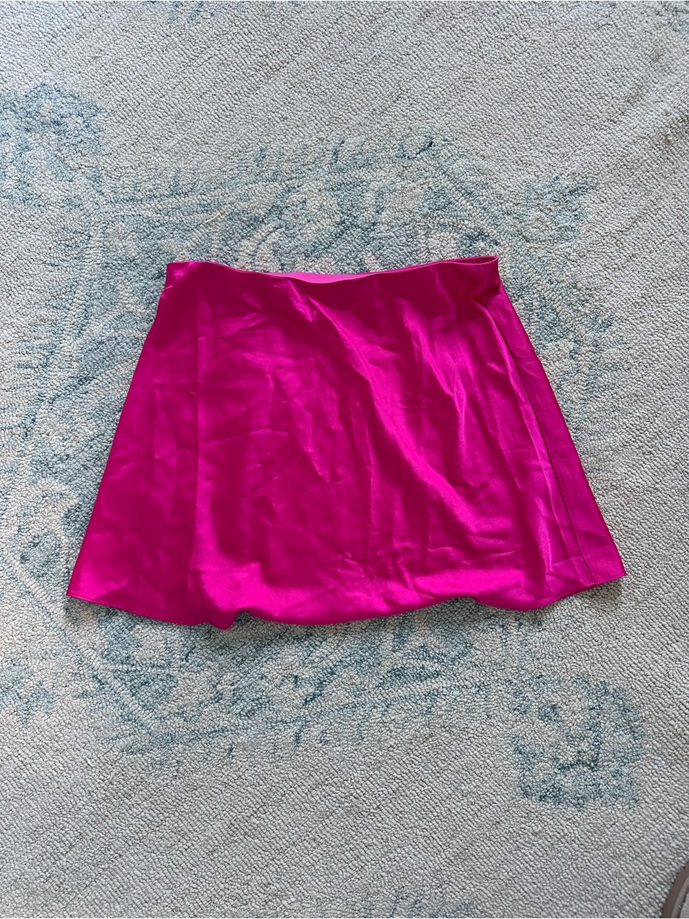 J Crew Silk Pink Mini Skirt